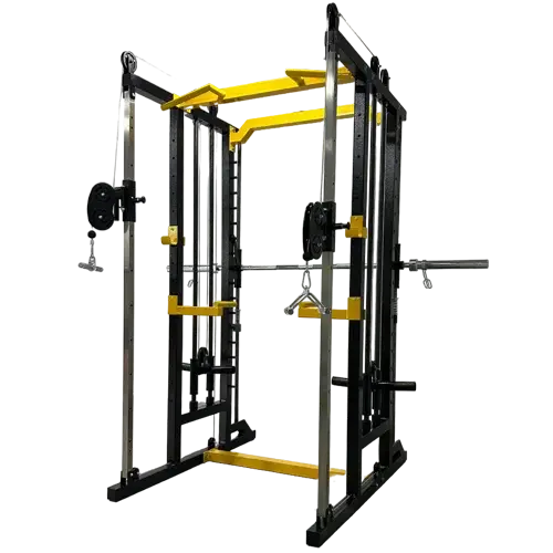 Jaula crossover multifuncional con barra Smith Home Athletic