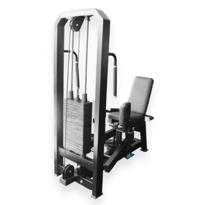 Máquina para hacer ejercicio de abductores, marca Home Athletic, uso profesional, color negra y apliques azules